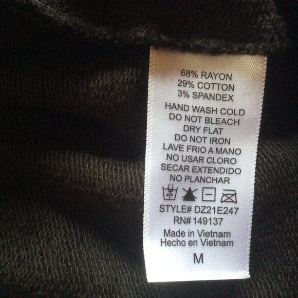 Double Zero NWT Black Knit Cap Sleeve Jumpsuit Lounge Jogger Sz. Mystical Medium - Picture 3 of 5